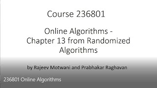 236801 Online Algorithms