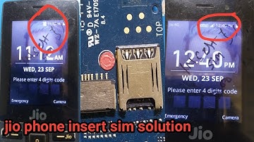 jio phone f220 insert sim solution||jio phone sim not working