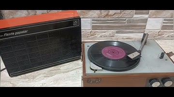 H.M.V fiesta popular record player from 1970
