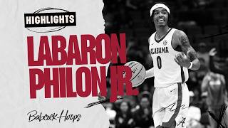 Labaron Philon Jr. | 2025-26 Season Highlights | Alabama