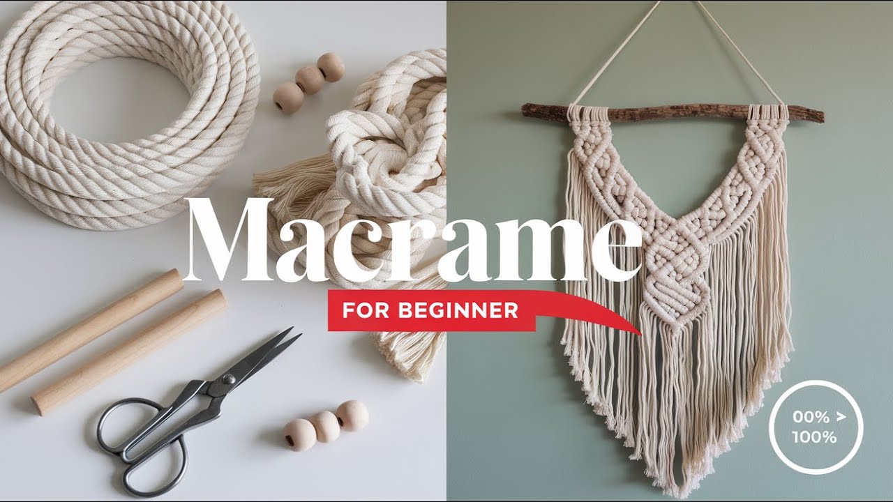 How to Make Macrame Wall Hangings for Beginners - YouTube