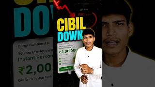 Ek Click Aur CIBIL Score Khatam! 📉 #finance #creditscore