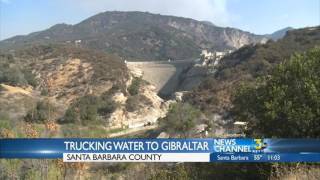 Water delivery to Gibraltar helps employee on site