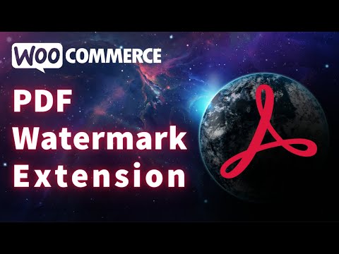 The WooCommerce PDF Watermark extension