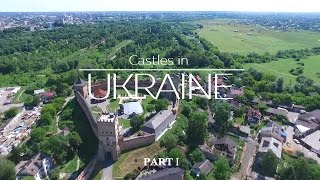 Aerial video of castles and fortresses of Ukraine. Аэросъемка замков Украины
