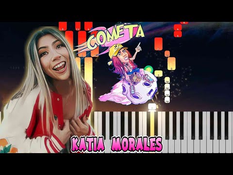 Katia Morales  -  Cometa   Piano Tutorial / Instrumental / Letra / Karaoke