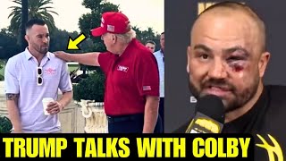 Trump Has Talk With Colby Covington, Eddie Alvarez CONFIRMS Injury From Mike Perry Bare Knuckle