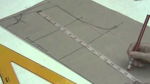 Lesson 2-31  EXTRA LARGE Back Bodice Part 2 - PATTERN MAKING OF A BASIC DRESS WITH WAISTLINE