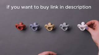 NUK Comfy Orthodontic Pacifiers, 0-6 Months,5 Count (Pack of 1)