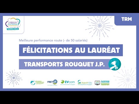 Rendez-vous EVE 2023 : Transport Rouquet J.P., lauréat de la meilleure performance route TRM