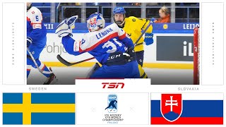 Sweden vs Slovakia FULL HIGHLIGHTS | 2024 U18 Men's Worlds