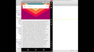Implementation of Android Toolbar with many different elements