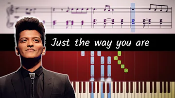 How to play piano part of Just The Way You Are by Bruno Mars