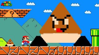 Super Mario Bros. but Everything Mario touch turns to TRIANGLE! | Game Animation