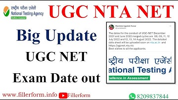 Big Update-UGC NET Exam date out   | UGC NET June 2022 | UGC NET Exam Date 2022 | NET Exam 2022