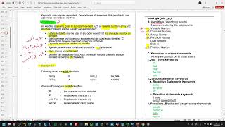 ELET Module 2 Page 24-25 Keywords vs Identifiers