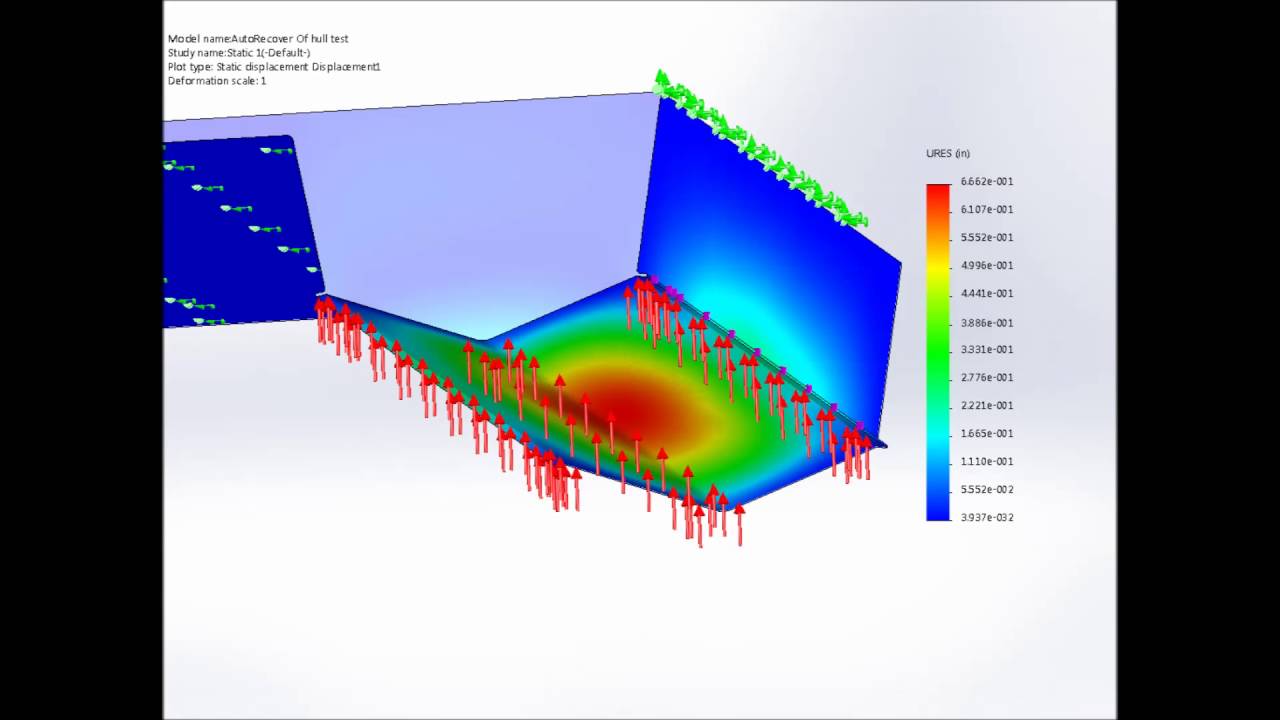 Catamaran Hull Failure Simulation - YouTube