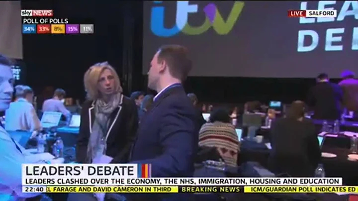 Leaders' Debate - Kay Burley Catches Spinner In Ac...