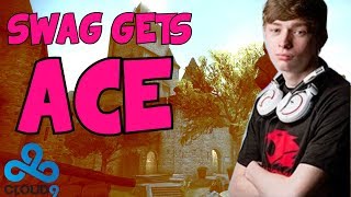 Swag Ace Highlight From Stream Cloud 9 Csgo
