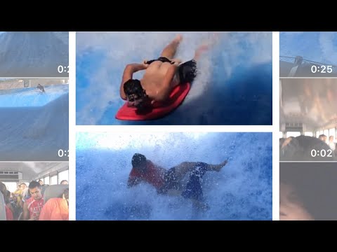 They got NAKED while SURFING! at Schlitterbahn! - YouTube