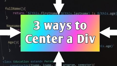 3 Easiest Ways to Center a Div in CSS | HTML CSS Hindi Tutorial
