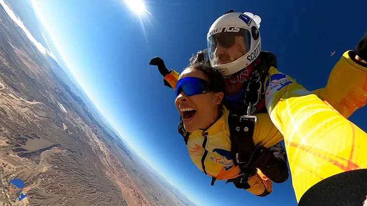 Briana Lowe - Tandem Skydive in Las Vegas at Skydi...