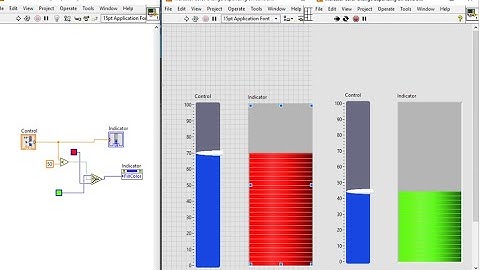 LabVIEW: Change Slider fill color base on field value