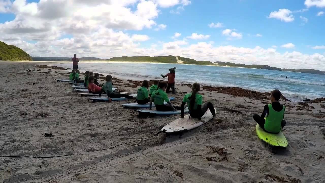 Learning to Surf, Ocean Beach, Denmark Western Australia HD YouTube
