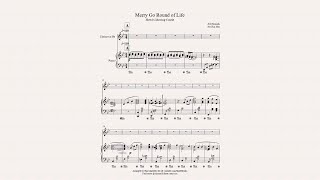 Merry Go Round of Life for Clarinet in Bb solo and Piano Accompaniment - Joe Hisaishi