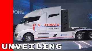 Nikola One Hydrogen Powered Semi Truck Unveiling