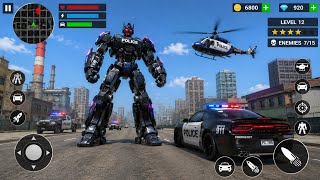 Police Robot Dragon Car Transformation Battle 3D - Android Gameplay screenshot 5