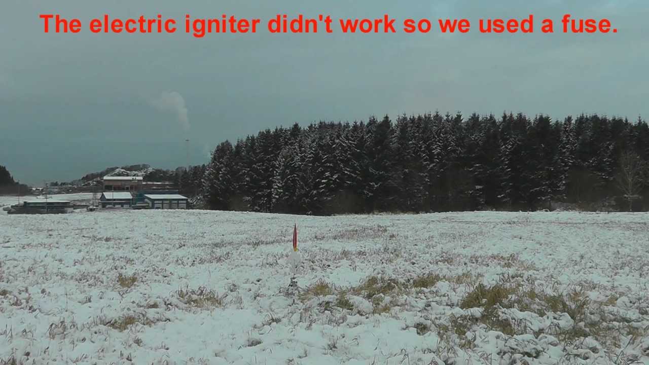 Model Rocket - Dynastar LexxJet Launch #1 [HD] - YouTube