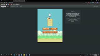 Hack the flappy bird game in pc