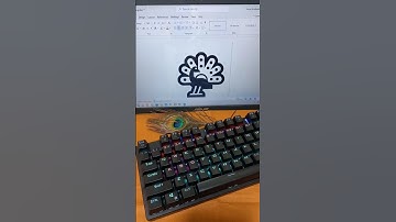 PEACOCK 🦚 MS Word Symbol Shortcut Key #shorts #computer #asmr #peacock