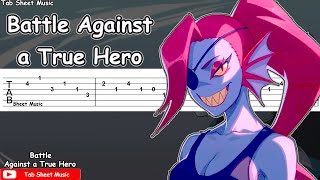 Undertale - Battle Against a True Hero Guitar Tutorial