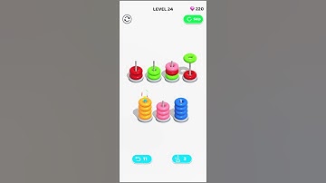 Color Hoop Stack - level 24