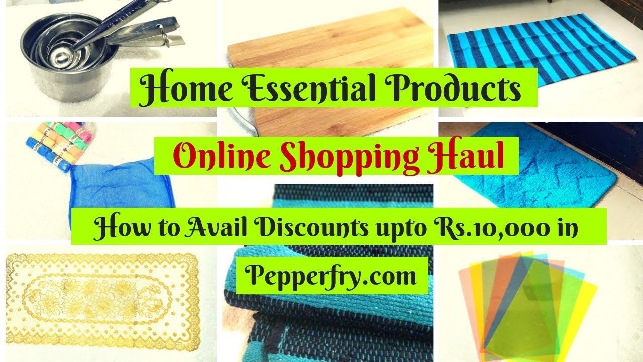 Home Products Shopping Haul Pepperfry Amazon Discounts and offers