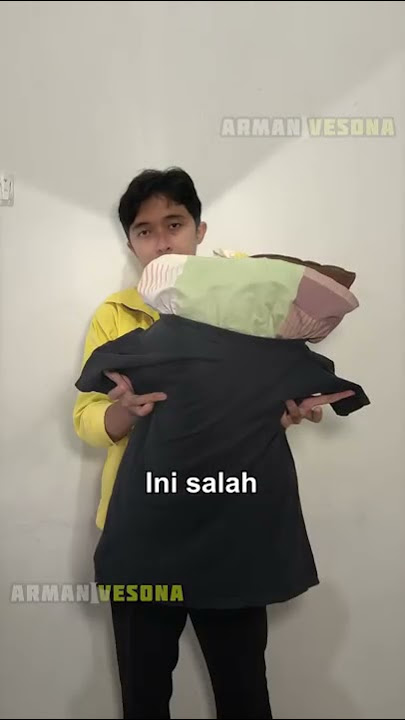 ♫ Ini cara pakai bantal yang salah - #Shorts #ArmanVesona