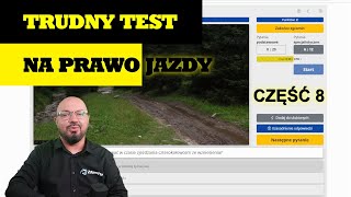 Instruktor rozwiązuje trudny TEST NA PRAWO JAZDY! Zestaw 8