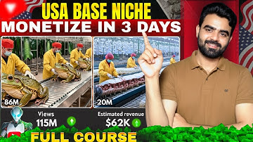 YouTube Automation LIKE Factory Process Videos Free AI Tools | This Faceless Niche Got $62k/M