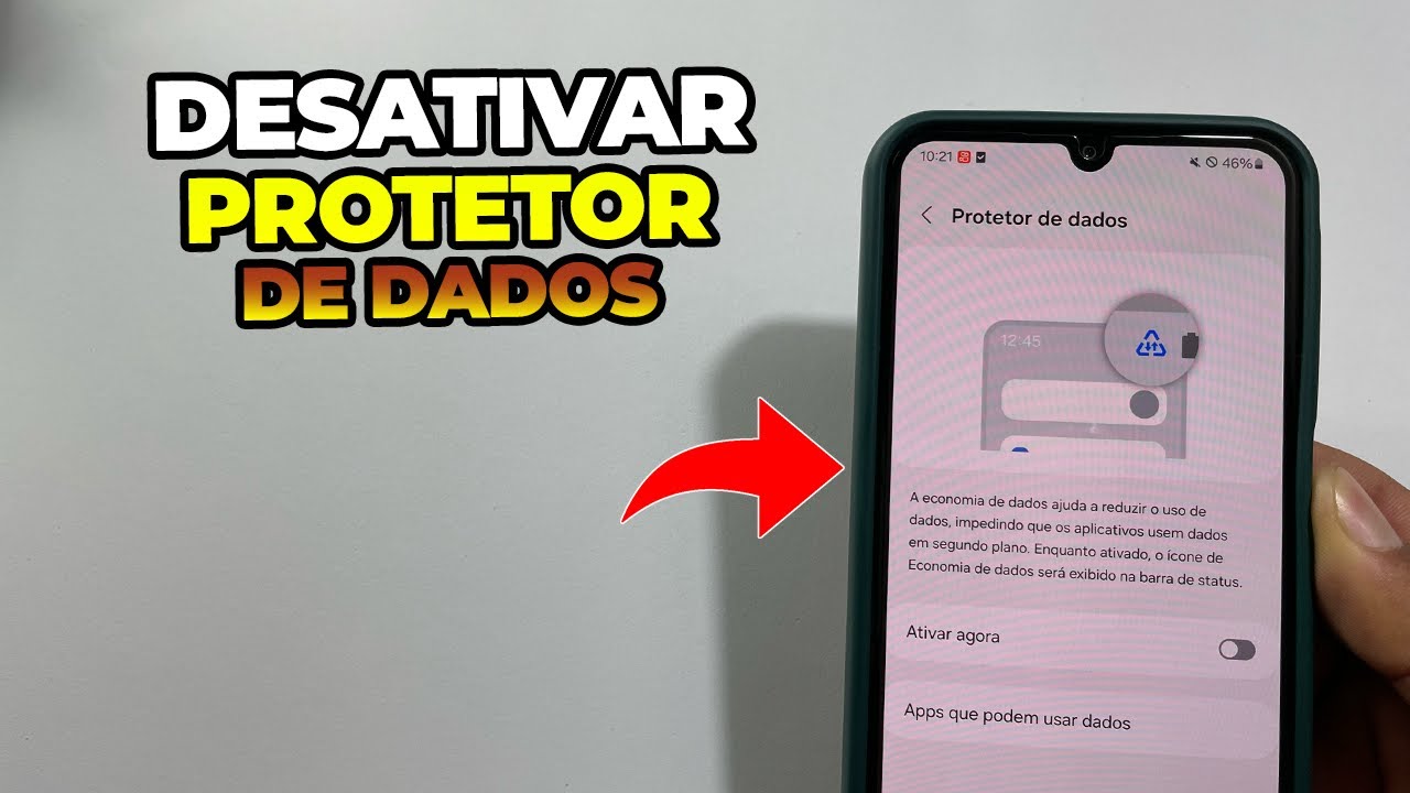 Como Desativar PROTETOR DE DADOS no Samsung - Passo a Passo - YouTube