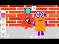 @Numberblocks One vs Two Water Game | Make Animation In Flipaclip 