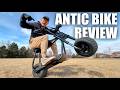 Ref:wEV6e45ZR9I Antic bike review: this self-wheelie mini bike is fun and fast
