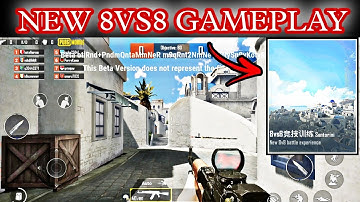 NEW 8 V 8 TDM SANTORINI MAP - FIRST LOOK ( BATTLEGROUNDS MOBILE INDIA BGMI )