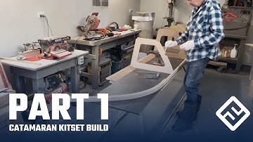 DIY Catamaran boat building Part 1 - Form and Float