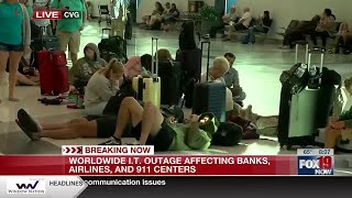 Flights grounded at CVG due to worldwide I.T. outage
