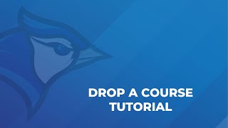 Drop a Course Tutorial