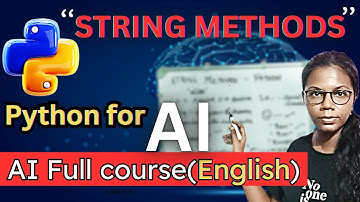 Day-8/90(P-1/2) | AI, DS and ML complete course for beginners in English|Hire Ready | String Methods