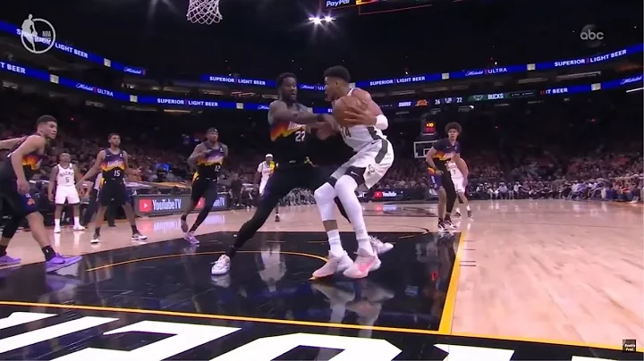 Giannis Antetokounmpo bullying Suns defenders making it look easy 😮 Bucks vs Suns Game 1