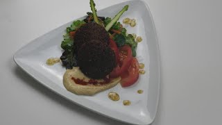 Errezeta beganoa I Hummus eta falafel entsalada